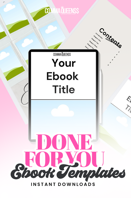 Ebook template: Done for you